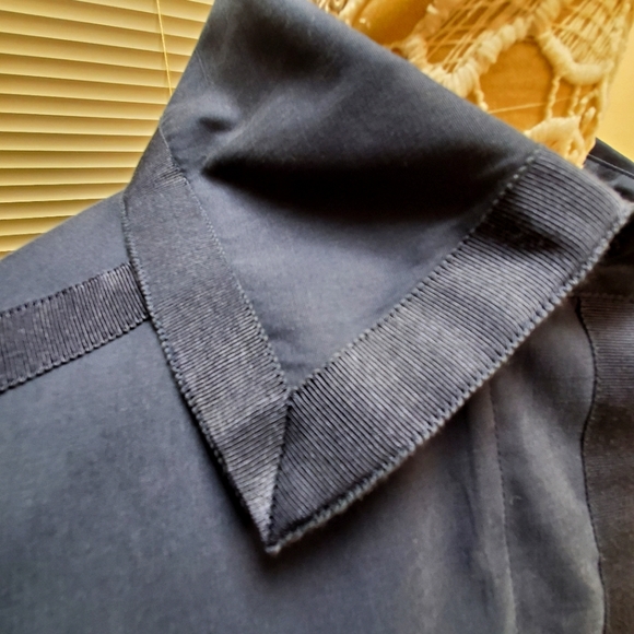 Authentic Navy CHANEL Vintage Trench Intentionally Oversized ToFit Various Sizes